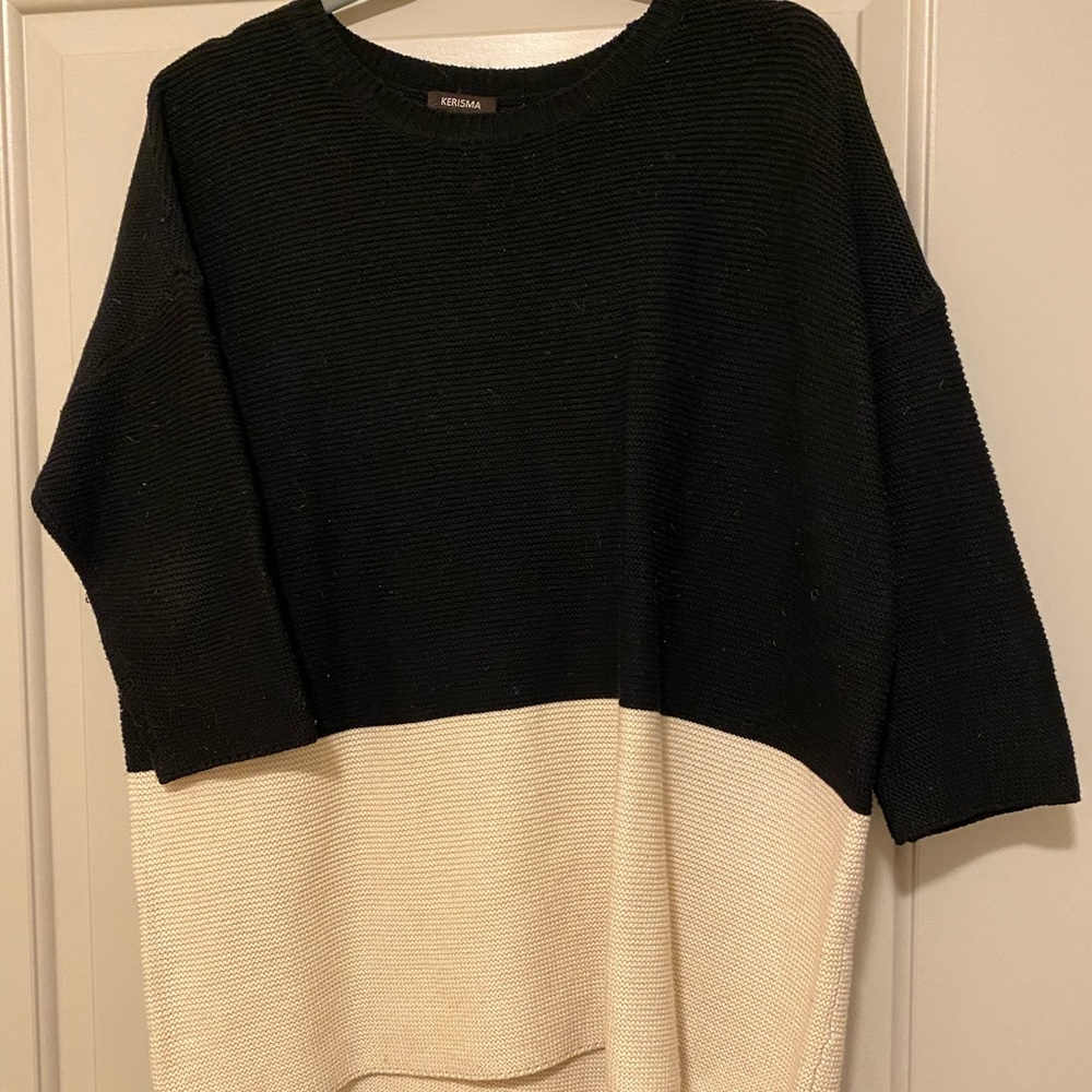 Oversized long sweater